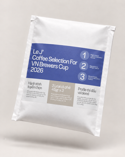 2026 VN Brewers Cup Coffee - Bộ ba Kenya & Ethiopia được tuyển chọn cho thi đấu của Le J'